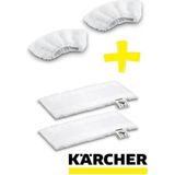 RotRever Karcher Sc2 Sc3 Sc4 Sc5 Easyfix Buharlı Temizlik Makinesi Yedek Mop,el ve Zemin Aparat Seti-4 Parça