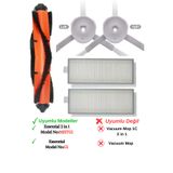 RotRever Mi Robot Vacuum Mop Essential 2 In 1 (Model- G1 / Mjstg1 )Uyumlu Fırça,Filtre 5 li Yedek Parça Seti