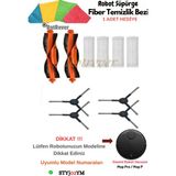 Rotrever Mi Robot Vacuum Mop Pro (Model No Dikkat:Styj02ym)Uyumlu Yedek Fırça,Filtre Seti-10 Parça - 10 lu Set