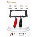 RotRever S8 / Plus/Sonic / S8 Pro Ultra Roborock ile Uyumlu 1 Set(2 Adet) Ana Fırça 1 Fırça Kapağı Yedek Parça Seti 3 Parça