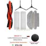 RotRever Xiaomi Mi Robot Vacuum Mop Pro (Model NO:STYTJO2YM Dikkat)Vacuum Mop P Robot Süpürge Yedek Parça Seti - 7 Parça Set