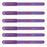 Rotring 0.7 mm Mor 6'lı Jel Mürekkepli Tükenmez Kalem