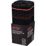 Rotring 2B Sınav Kalemi 72'li Kurşun Kalem Siyah Renkli Yüksek Kalite Yazım Araçları