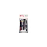 Rotring 3 Lü Rapido Set 0.1-0.2-0.3 çizim seti + 0,5 mm mekanik kalem