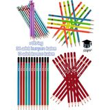 Rotring 36 Adet Kurşun Kalem 12 Adet Kırmızı Kalem Çok Renkli Tek Ebat