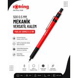 Rotring 500 Versatil Kalem Parlak Kırmızı 0.5 MM 2218726
