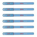 Rotring 6'lı Açık Mavi Jel Mürekkepli Tükenmez Kalem
