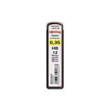 Rotring Hi-Polymer Kurşun Kalem Ucu 0.3 mm HB 12 Adet Siyah Renkli Kalem Uçları