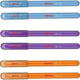 Rotring Jel Mürekkepli 3 Renk (Mavi-Mor-Turuncu) 6'lı Kalem Seti