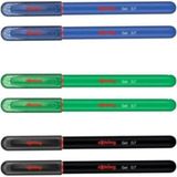 Rotring Jel Pilot Kalem 0.7mm Siyah-Mavi-Yeşil 6ADET - Renkli