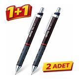 rotring Kahverengi 0.7 mm Versatil Kalem 2 Adet Ergonomik Yapı ile Rahat Yazım