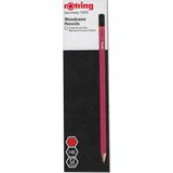Rotring Kırmızı Gövde 12'li Mercanlı HB Kurşun Kalem