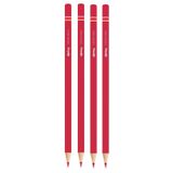 Rotring Kırmızı Kalem 4 Adet Kırmızı Kurşun Kalem Kırmızı Kopya Kalemi Başlık Kalemi Öğrenci Okul