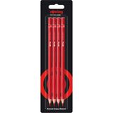 Rotring Kırmızı Kopya Kalemi 4'lü Paket Renkli Kurşun Kalemler için Pratik Yazım Aracı