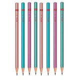 Rotring Metalik Kurşun Kalem 8 Li 1 Paket Siyah Renkli Kurşun Kalem 4 Renk Hb Kurşun Kalem
