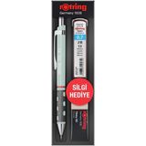 rotring okul seti tikky versatil kalem + min + silgi 3 lü 0.7 mm opal mavi ro-kk07-07 - 1 - Karışık-Çok Renkli - Yok
