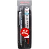 Rotring Okul Seti Versatil Kalem + Min Silgi Hediyeli Tikky Retro 0.7 Gri