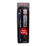 Rotring Okul Seti Versatil Kalem Tikky Retro 0.5+Min Silgi Hediyeli Mavi