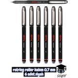 Rotring Roller Kalem 0,7 mm 6 Adet - Karışık Renkler - standart