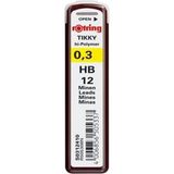rotring s0312410 min hi-polymer hb 0.3 mm versatil kalem ucu (10 tüp) - Yok