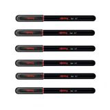 Rotring Siyah 6'lı Jel Mürekkepli Tükenmez Kalem