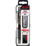 Rotring Tikky 0.7 Min Okul Seti Rotring Silgi Hediyeli Kalem Seti Rotring Sinav Seti Bordo