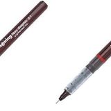 rOtring Tikky Graphic Keçe Uçlu Teknik Çizim Kalemi, 0,1 mm, Siyah Mürekkep, Kahverengi 2li paket