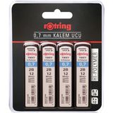 Rotring Tikky Hi-Polymer Mekanik Kurşun Kalem Ucu, 0,7mm, 2b, 4'lü Blister - Standart