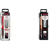 rOtring Tikky Mekanik Kalem Seti (Kırmızı + Neon Turuncu, 2x3'lü Set)