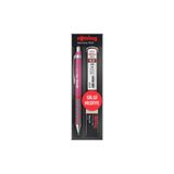 Rotring Tikky Mekanik Kurşun Kalem Seti, 0.5mm, Magenta, Silgi Hediyeli