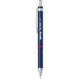 Rotring | Tikky Retro Versatil Kalem, 0.5 mm Uç, Metalik Mavi, Ergonomik Tutuş