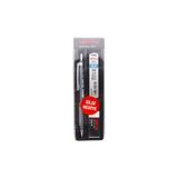 Rotring Tikky Retro Versatil Kalem Seti, 0.7 mm, 2B, Gri, Silgi ve 12 Uç Hediyeli