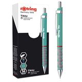rOtring Tikky tükenmez kalem, pastel renklerde, mavi mürekkep, orta uç (1,0 mm), deniz mavisi şaft, tüy kadar hafif, kauçuk yumuşak dokunuşlu saplı
