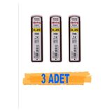 Rotring Versatil Kalem Ucu, 0,35 mm HB, Hi-Polymer, 3 Adet