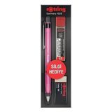 Rotring Visuclick 0.7 mm RO-VK07 Versatil Kalem Okul Seti Pembe ve Yeşil 3 Parça