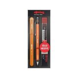 Rotring Visuclick + Jel 0.7 Mm Turuncu Mekanik Kurşun Kalem Seti Profesyonel Kullanım için Hafif Gövde - 1 - Karışık-Çok Renkli - Yok