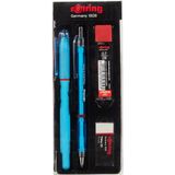 Rotring Visuclick Jel Okul Seti 0,7 mm - Mavi - Çok Renkli