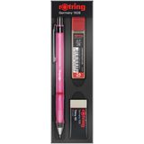 Rotring Visuclick (Min + Silgi + Versatil Kalem) Okul Seti 0,7Mm Şeffaf Pembe - 0.7 mm