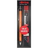 Rotring Visuclick (Min + Silgi + Versatil Kalem) Okul Seti 07Mm Şeffaf Turuncu - 0.7 mm
