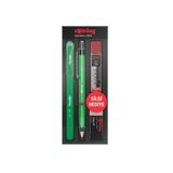 Rotring Visuclick Versatil Kalem + Jel Tükenmez Kalem + Min + Silgi Okul Seti 0.7 Mm Yeşil Ro-vkj07