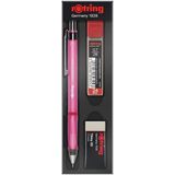 ROTRING VISUCLICK VERSATİL + MİN + SİLGİ 3'LÜ OKUL SETİ - 0.7 mm OPAK PEMBE RO-VK07-PEMBEOPAK