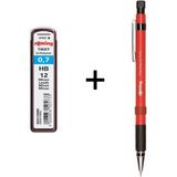 Rotring Visumax 0.7 Versatil Kalem +Rotring 0.7 Uç - Kırmızı