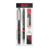 rOtring Visumax + Roller Ofis Seti- 0.7 mm, Kırmızı