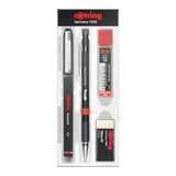 rOtring Visumax + Roller Ofis Seti- 0.7 mm, Siyah