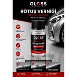 RÖTUŞ BOYASI VERNİĞİ, ŞEFFAF PARLAK AKRİLİK VERNİK - Kendinden Fırçalı Kutuda 20 Ml.