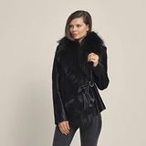 Rouge 142RGK394 P253K Siyah Kadın Mont