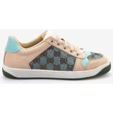 Rouge Hakiki Deri Kadın Spor & Sneaker Ayakkabı 7180-18 - Mavi Blue