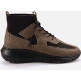 Rouge Hakiki Deri Siyah Kadın Spor Sneaker Bot 1967