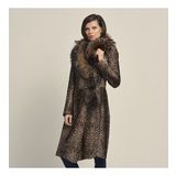 Rouge P254LU Leopar Kadın Mont