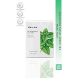 Roume Yeşil Çay Ekstraktlı Karma ve Yağlı Ciltler Için Sebum Dengeleyici Kağıt Maske